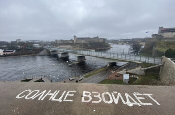 Overlooking the Russian border