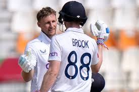  “Yorkshire’s Finest: Brook and Root Ignite England Success in Multan”