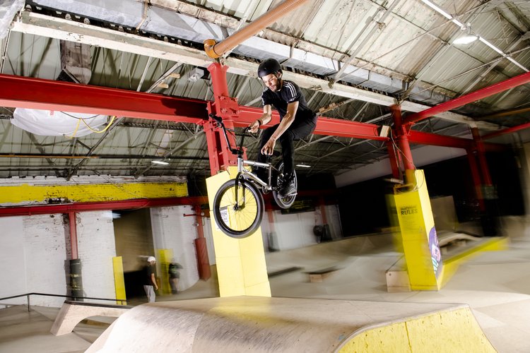 BMX rider at LS10 Skate Park