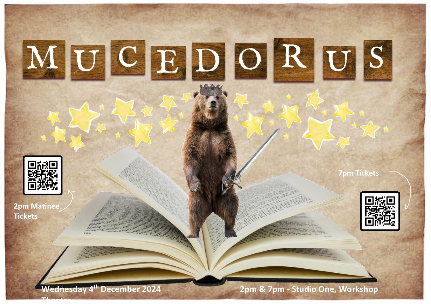  MUCEDORUS : A Second Year English and Theatre Production