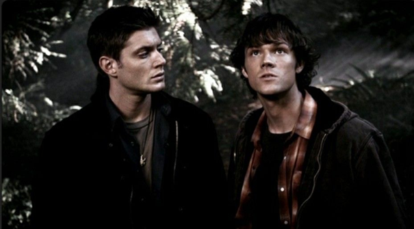 Sam and Dean Winchester in the T.V. show Supernatural.