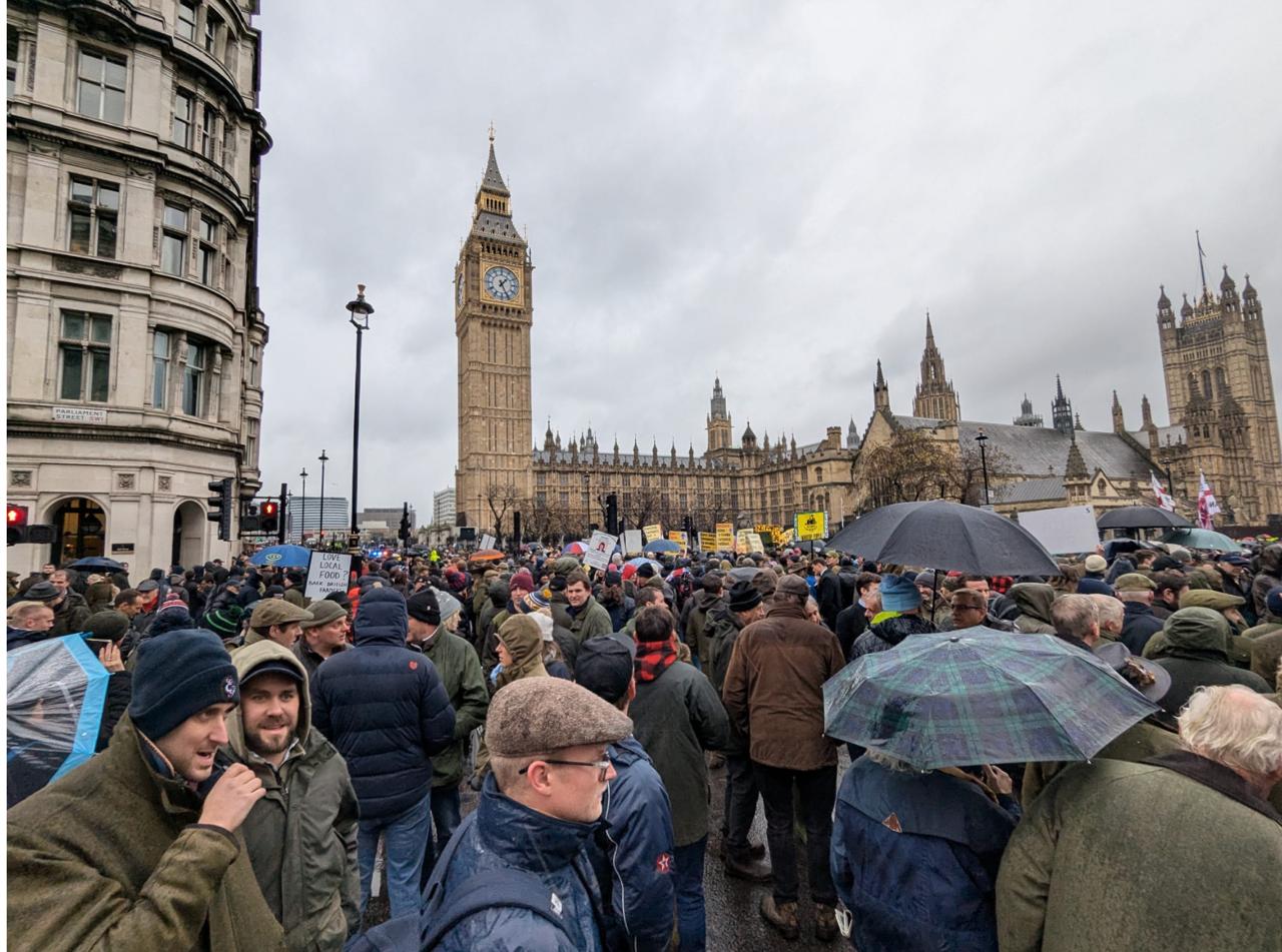 Protest at parliament